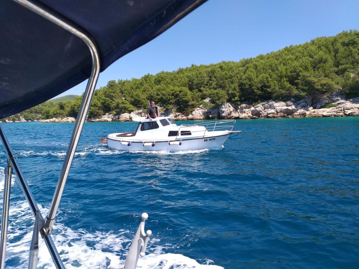 Familien Ferienhaus Vir Croatia 150M Strand Restaurant Einkaufen Екстер'єр фото