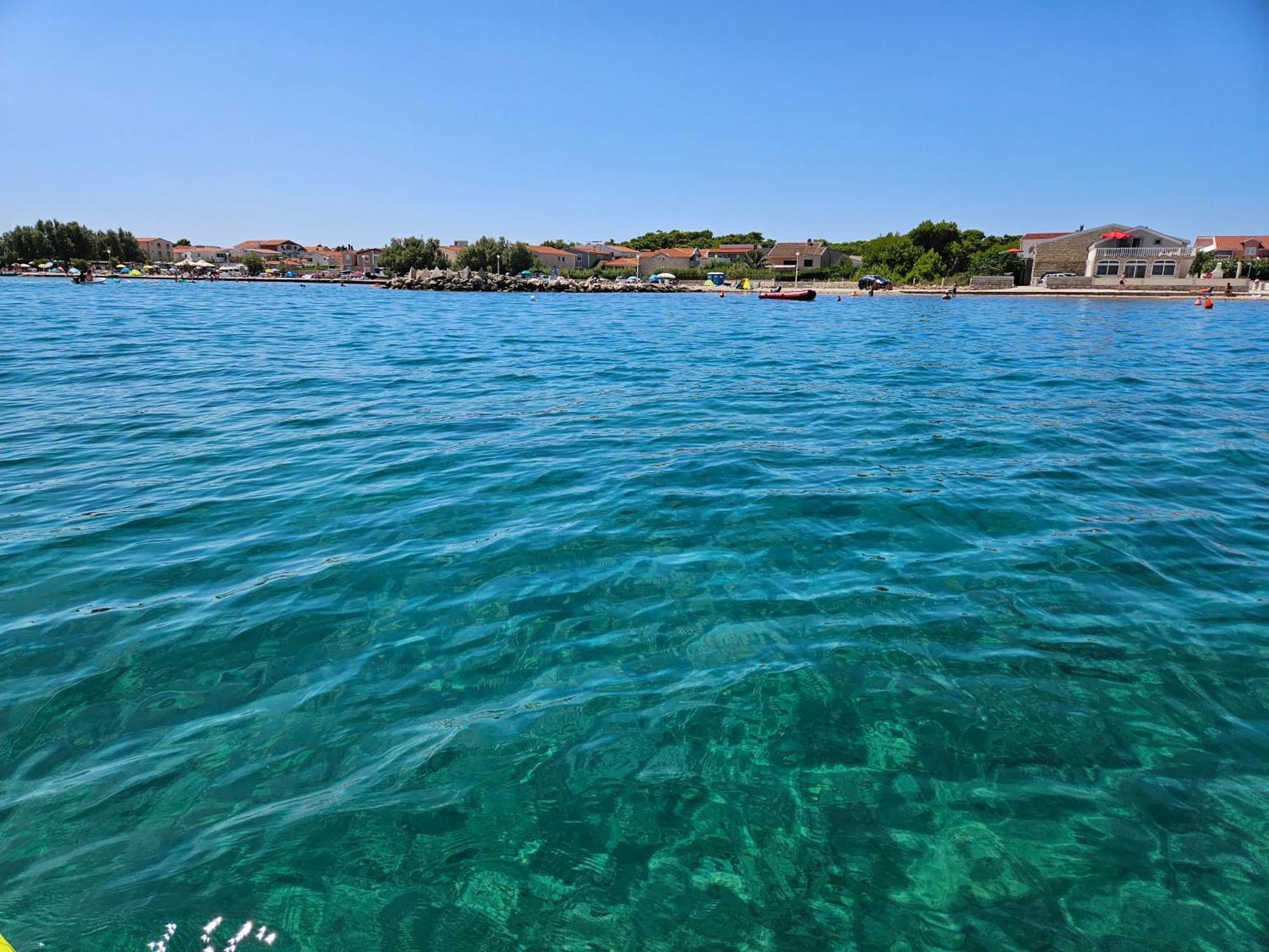Familien Ferienhaus Vir Croatia 150M Strand Restaurant Einkaufen Екстер'єр фото